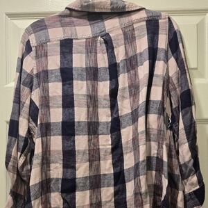 Womens Flannel Long Sleeve Shirt